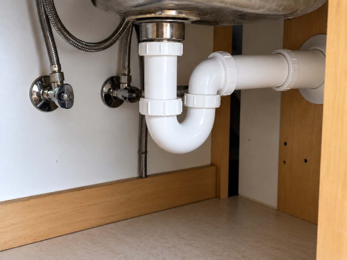 After — Under-Sink Leak