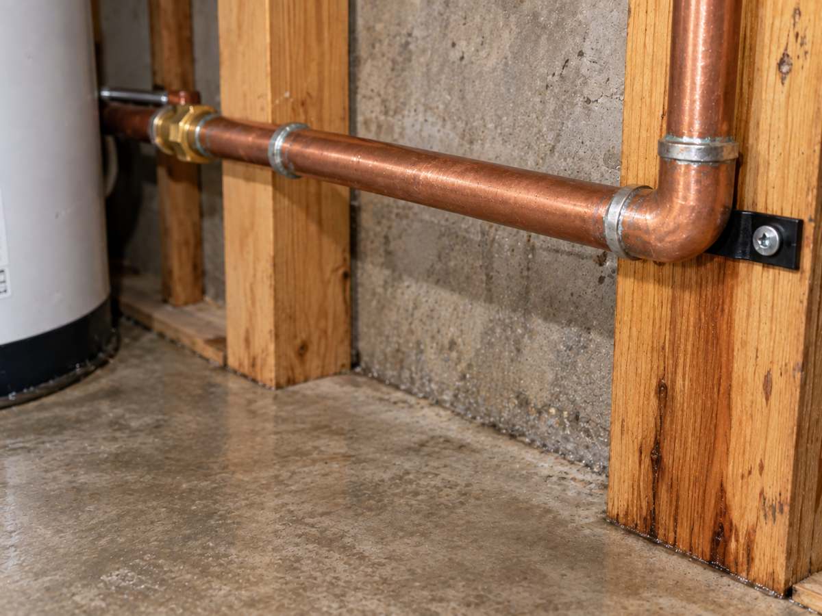 After — Burst pipe